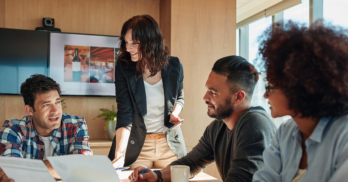 An advertising team discusses their multi-channel strategy for an upcoming product launch.