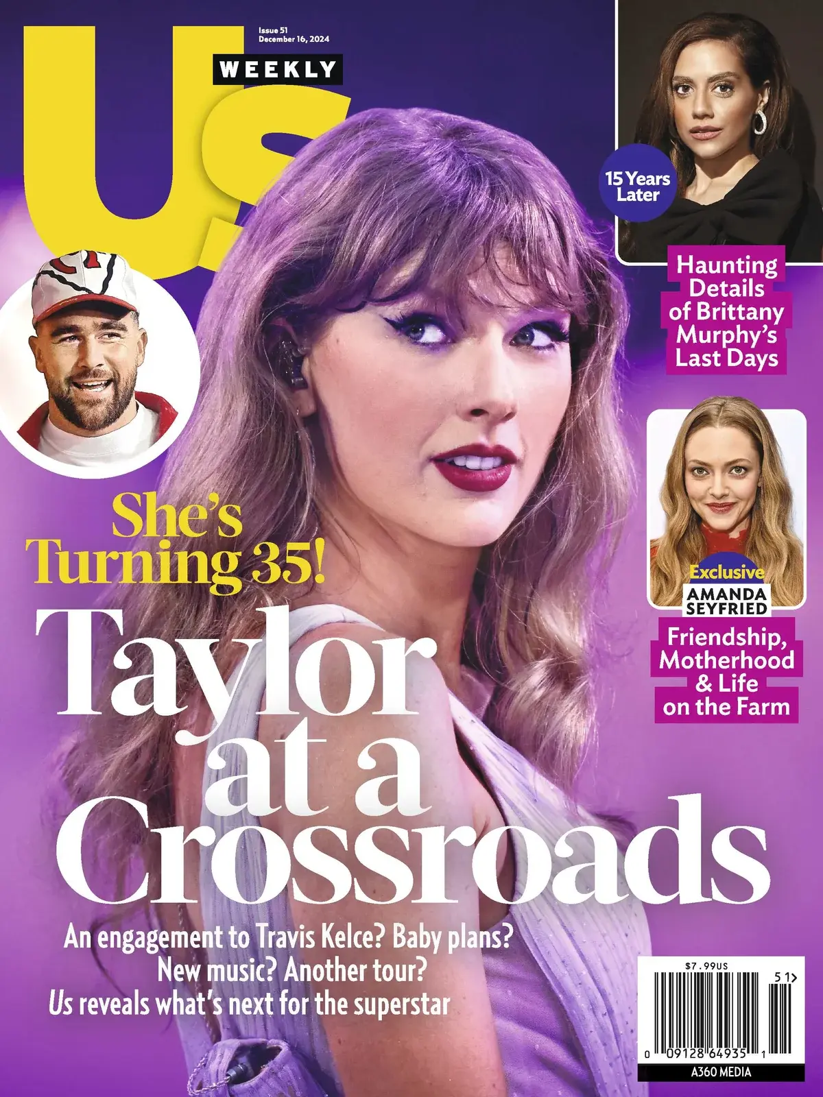 Us Weekly cover and mobile placement featuring the LunaGlow campaign